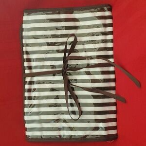 Henri Bendel Centennial Stripe Toiletries Hanging Travel Roll Pouch